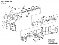 Bosch 0 607 689 505 ---- Pn Impact Wrench - Serv. Spare Parts